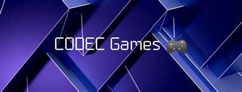 The Video Codec for Games